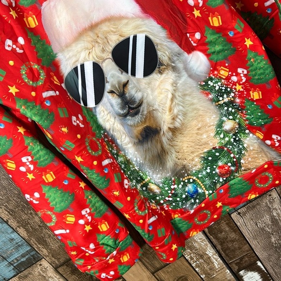 Festive Llama Christmas Sweater - Picture 12 of 12
